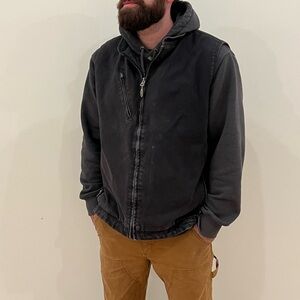 Men's Washed Black ArborWear Vest